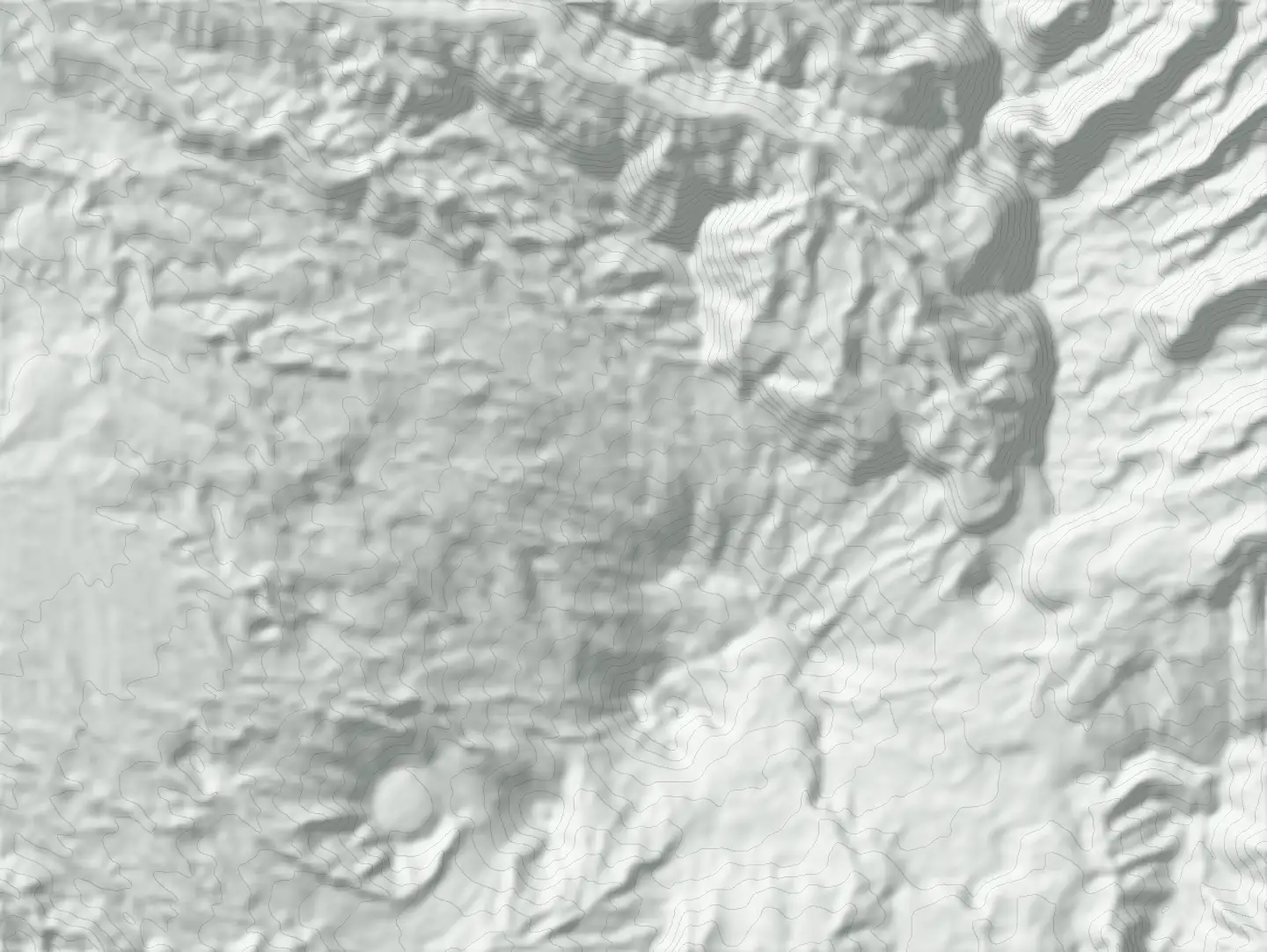 Relief medan Gunung Argopuro, Jawa Timur, dari Copernicus DEM GLO-30, tanpa lapisan tajuk.